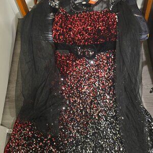 ✨🖤  Minnie Mouse Princess of Midnight Whimsy Dress 👑🔥 size 6/7